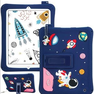 Ipad 9.7 Case iPad 2/3/4 Case Slim Soft Rubber Shockproof Protective Cartoon